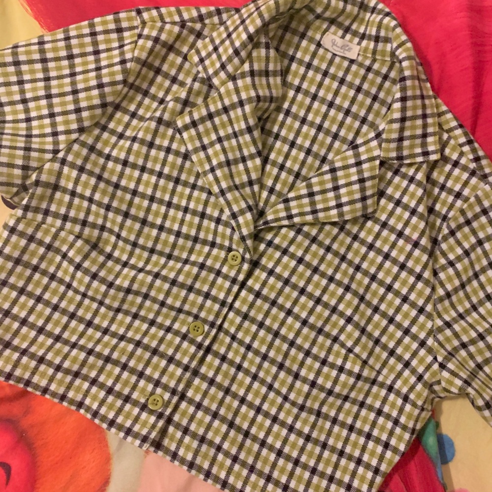 John Galt Plaid Crop Top Bundle